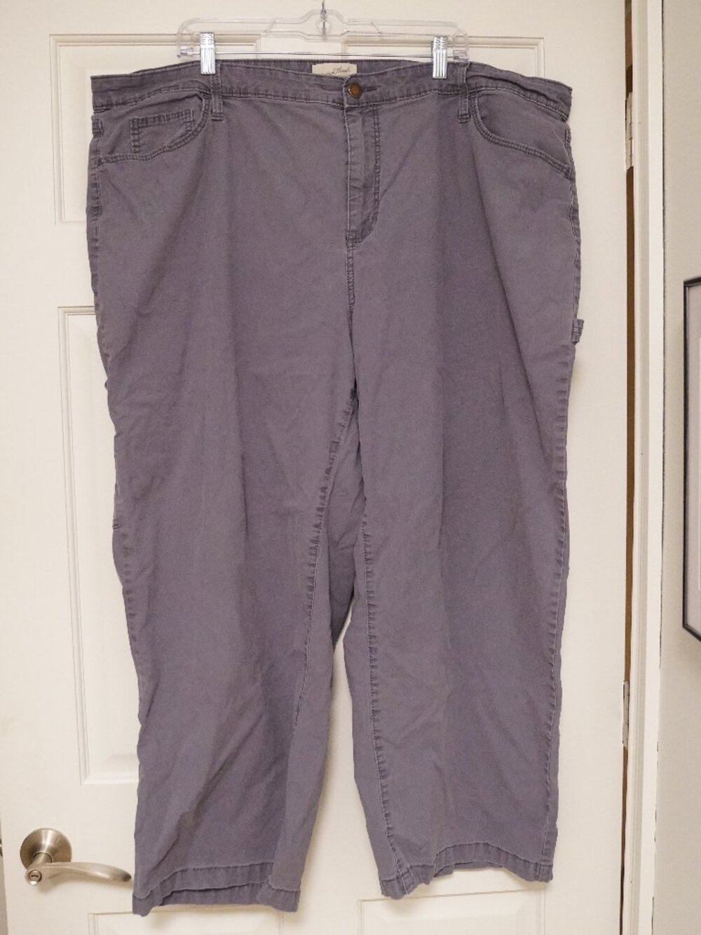 Universal Thread Gray Wide Leg Utility Pants 24W Casual Chic